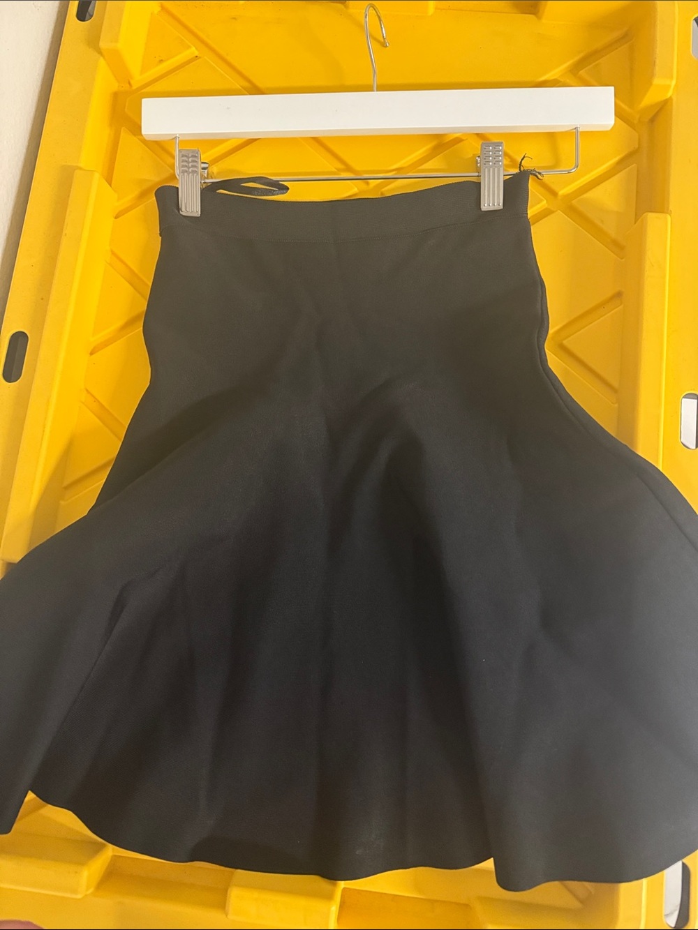 Classic Black Flared Skirt BCBG
